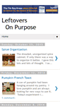 Mobile Screenshot of leftoversonpurpose.com